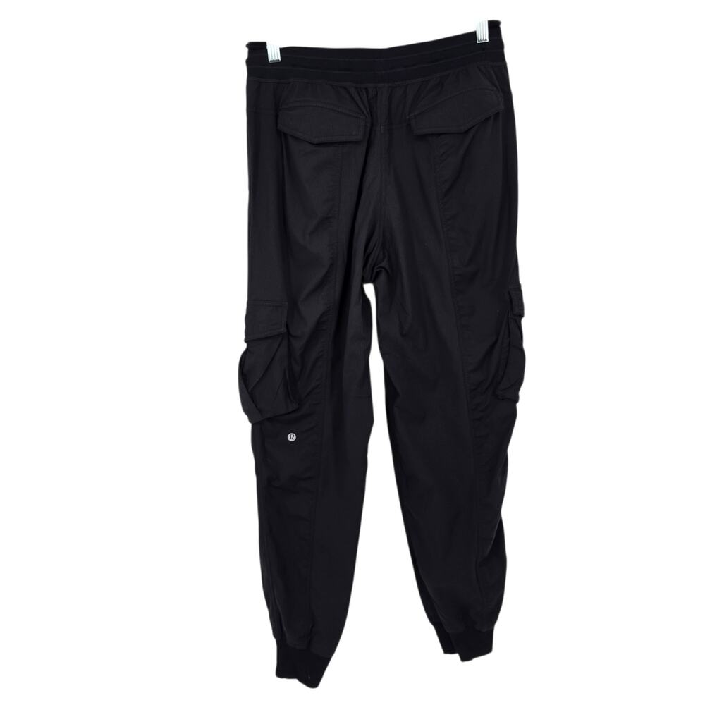Lululemon Black Dance Studio Relaxed Fit Mid Rise Cargo Jogger Pants Size S